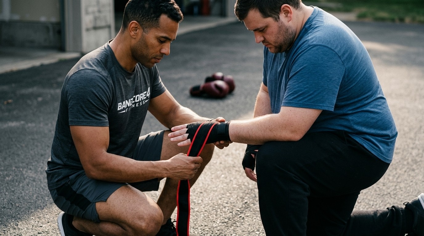 Boxing Fitness guided by BandCore4 in Winnebago, IL