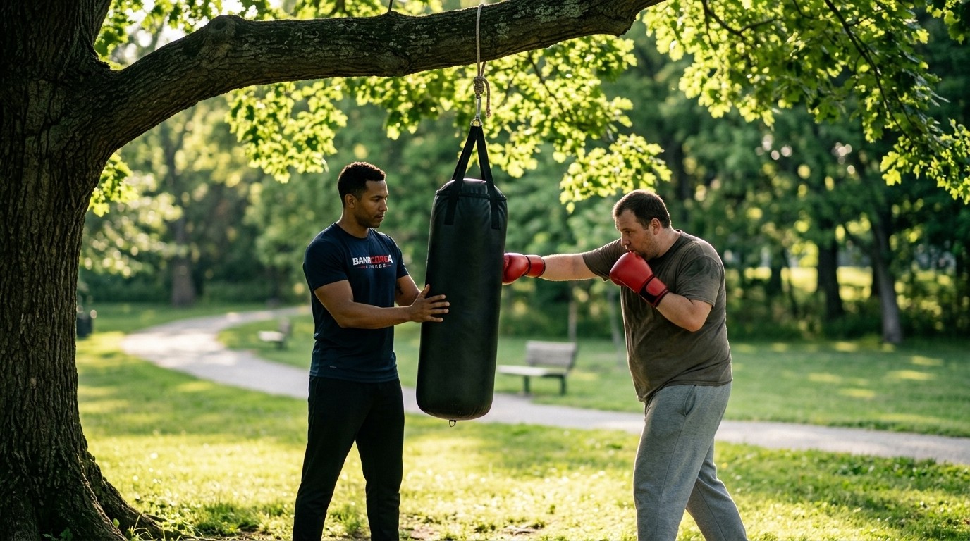 Clean training facility featuring Boxing Fitness at BandCore4